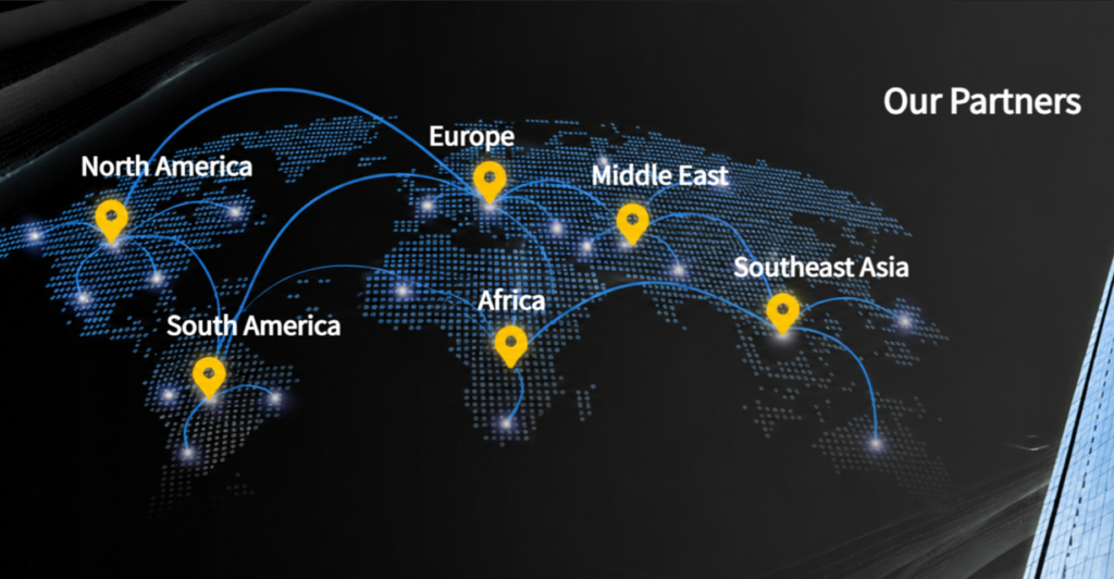 A global market map illustration showing Haven Deer's export network, highlighting that Haven Deer products are successfully distributed to over 20 countries and regions worldwide.
