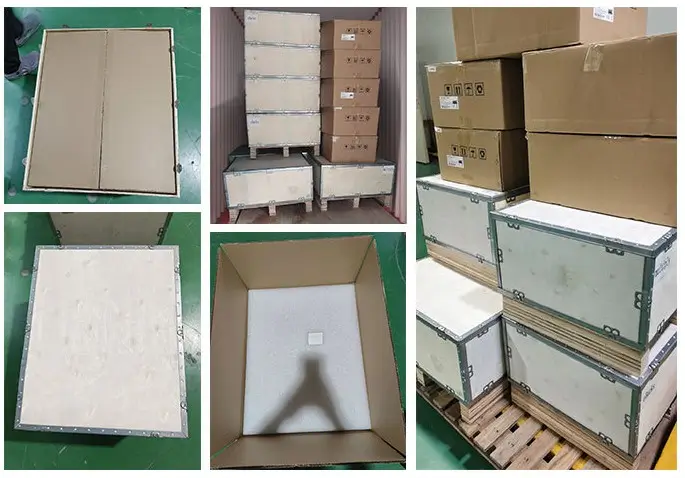 Export-standard secure pallet packaging and logistics preparation for Haven Deer solar inverters and lithium battery storage systems.