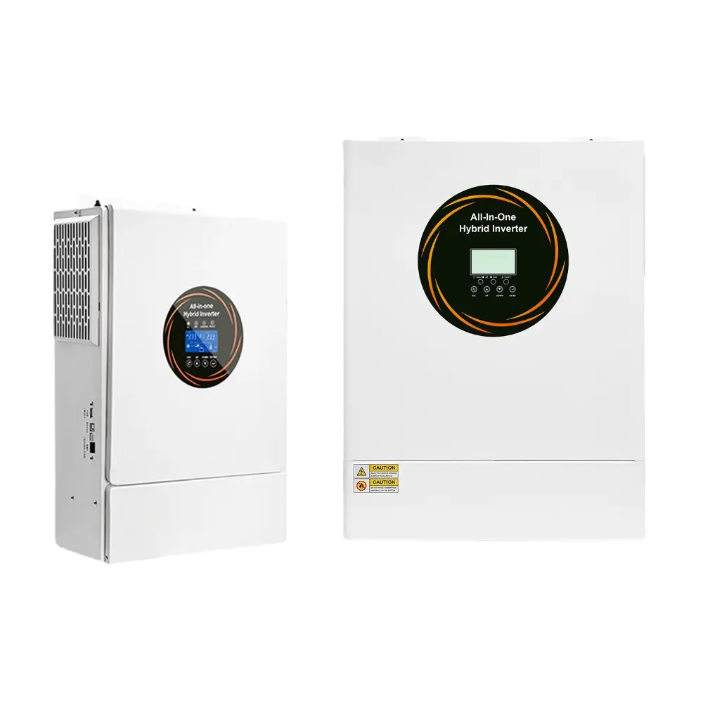 Hybrid solar inverter 6kW and 11kW with multi-input off-grid support and 48V LiFePO4 battery compatibility