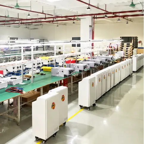 Haven Deer solar energy storage manufacturing workshop with standard assembly lines and strict factory quality management.